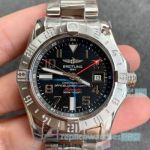 GF Swiss Breitling Avenger II Seawolf Replica Watch Black Dial SS Watch